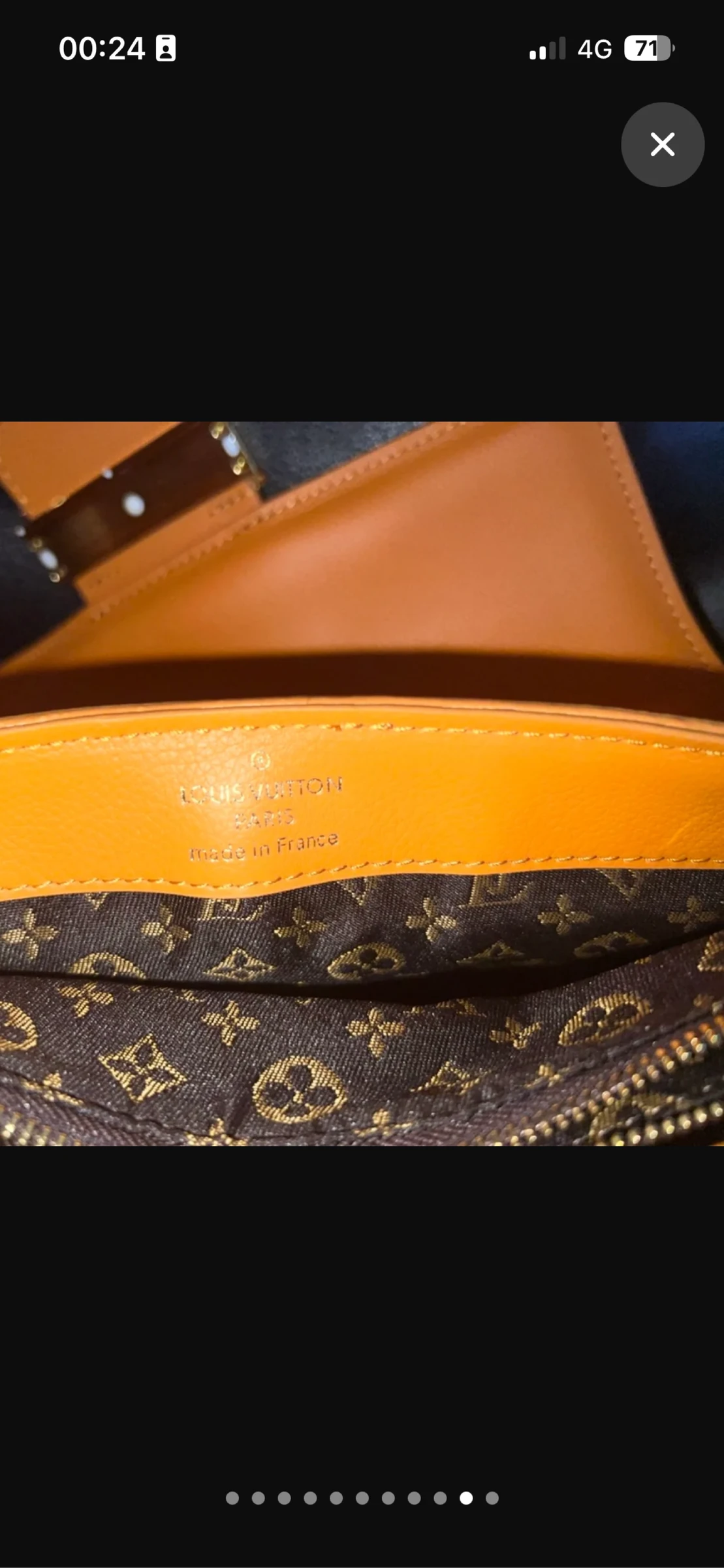 L V dauphine MM soft 2026 cognac bag – photo 3